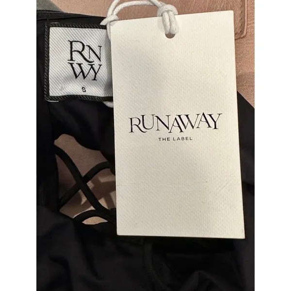 Runaway The Label Mae Partially See Through Maxi Dress Black S - Image 15