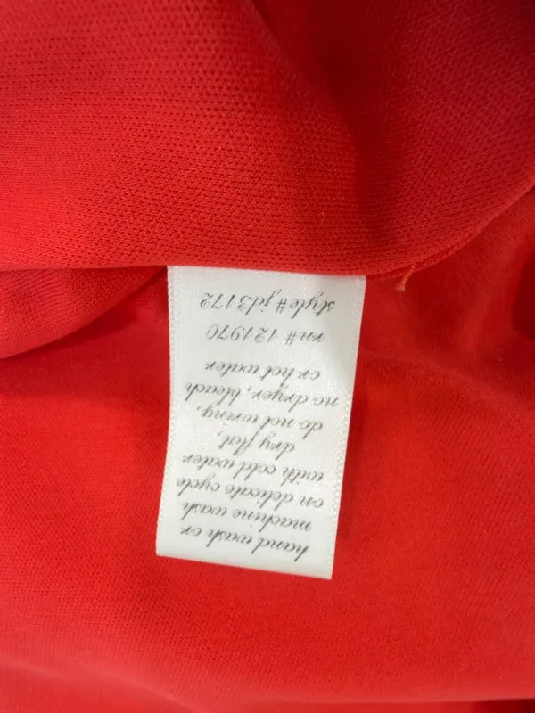 miami Coral Red Printed V-Neck Maxi Dress - Image 8