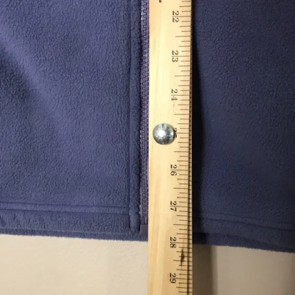 L.L. bean fleece zip up fall winter jacket with synch waist size medium - Image 9
