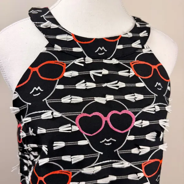 Hutch by Anthropologie Heart Sunglass Embroidered Shift Dress Medium‎ - Image 4