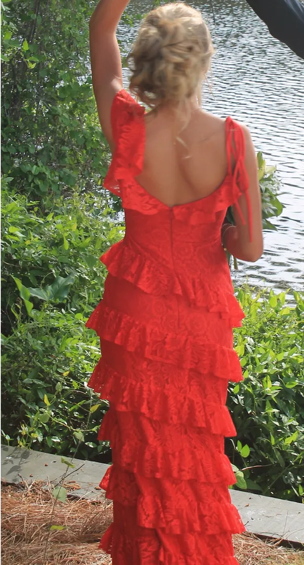 Kiss prom red dress - Image 3