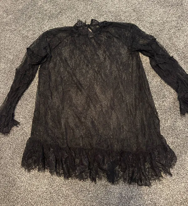 Mesh dress Black Size M - Image 2