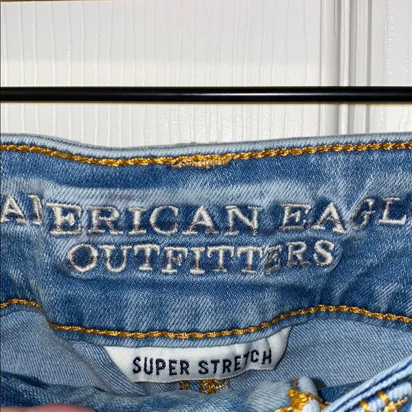 American Eagle Outfitters Artist Crop Super Stretch Jeans Size 8 - Image 10