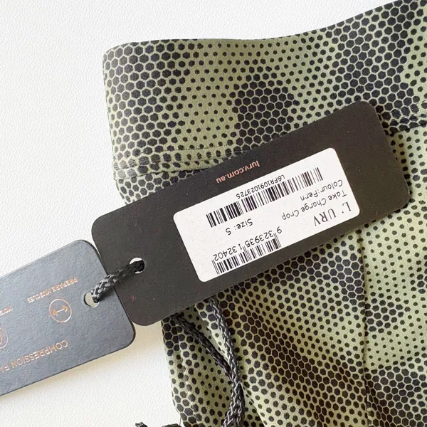 NWT L'URV Womens Fern Camo Take Charge Crop Compression Sporty Sports Bra Size S - Image 5