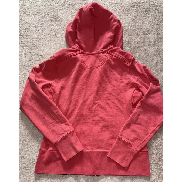American Giant Women's Hoodie Red Classic Full Zip Up Heavy Made In USA Sz M - Image 6