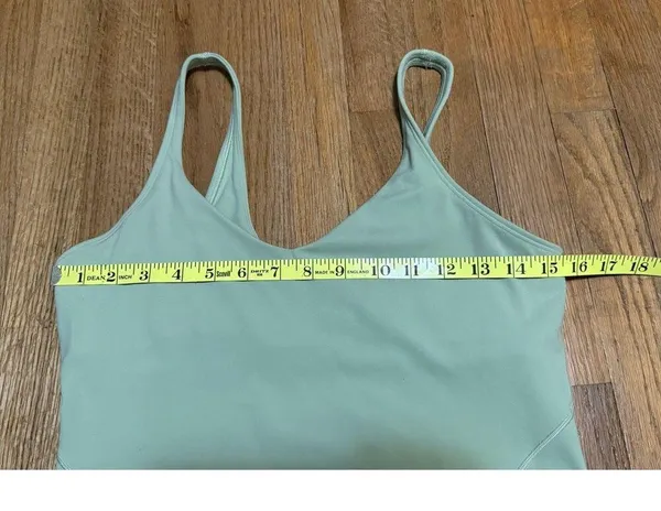 Lululemon Align Tank Top Creamy Mint Nulu Size 10 A/B Cup LW1CW8S - Image 5
