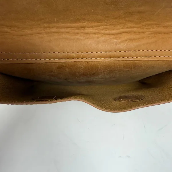 Able Olivia Crossbody Bag Tan Brown Women Small Handbag Cognac Leather - Image 5