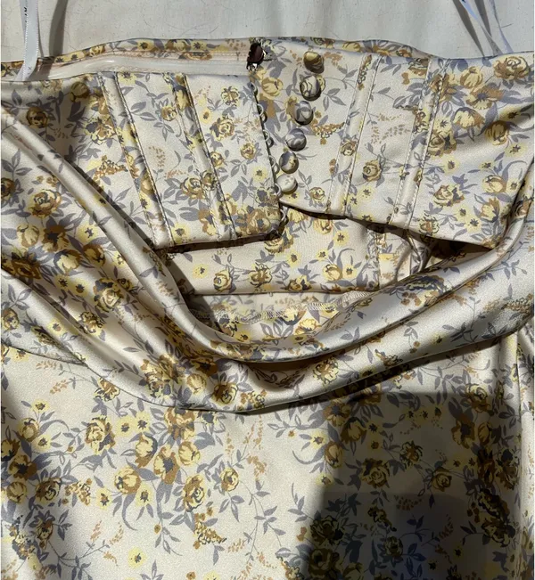 Dessy Floral Silk Maxi - Image 6