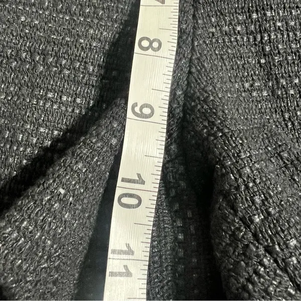 Joie Charcoal Gray Tweed Tailored Shorts Size 4 Textured Classic Chic - Image 9