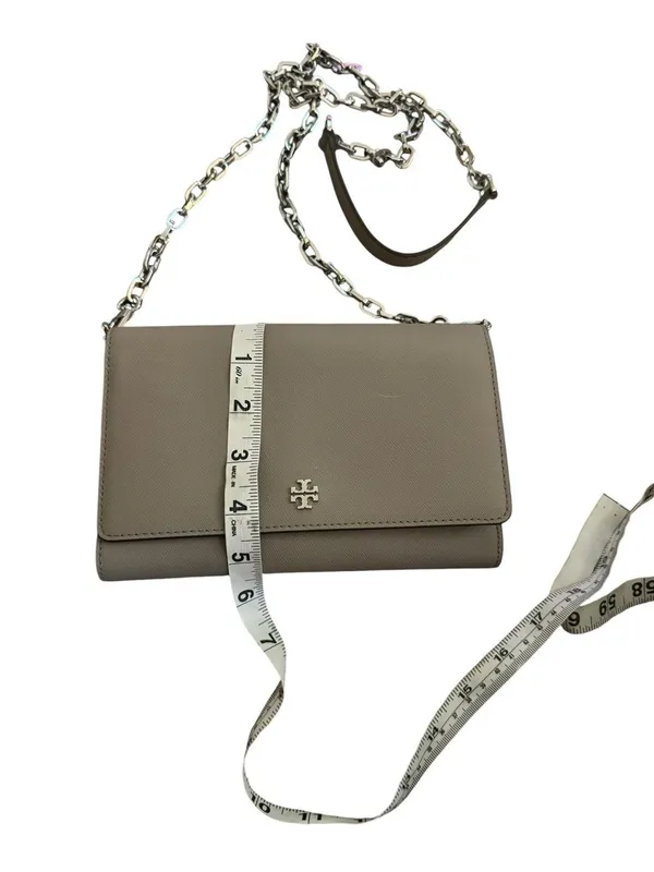 Tory Burch Robinson Chain Wallet in French Gray NWOT - Image 4