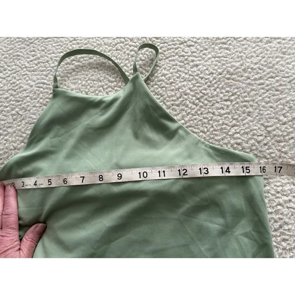 Madewell Flex Fitness Dress w/Built in Shorts Tennis Pickle Ball Green Size M - Image 12