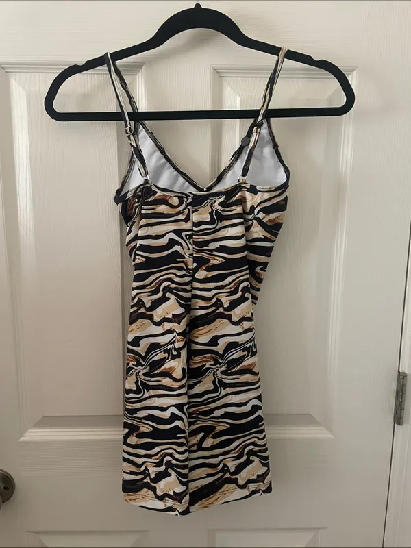 Skatie Sydne Bodysuit Romper Weho Animal Print small NWT playsuit summer zebra - Image 10