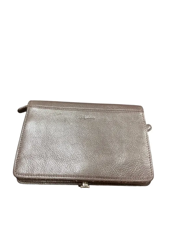 Brighton wms vintage brown leather zebra clutch wallet sz 7.5"x5" SKU 10-787 - Image 4