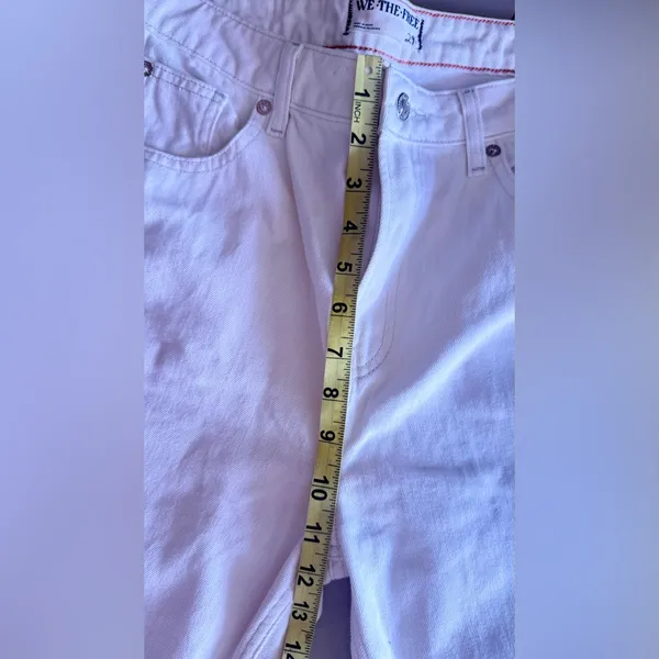 Free People Jeans Women’s We The Free Pacifica Dust It Off Straight Leg Size 29 - Image 10