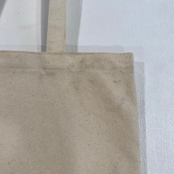 Madewell Canvas Tote Bag Cream Logo Reusable Shopping Bag - Image 7