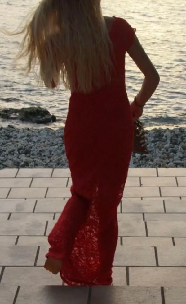 Morgan & Co red dress - Image 3