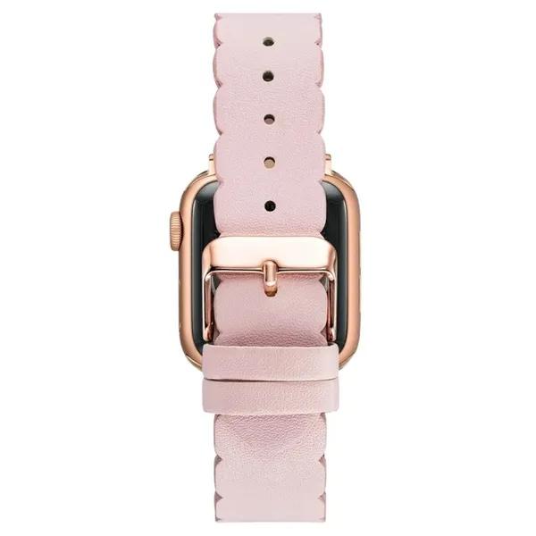 Ladies Sol-light nwt Apple Synthetic Watchband Scalloped Blush for 38mm / 40mm - Image 2