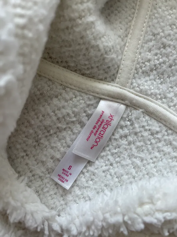 Xhilaration Fuzzy White Sweater - Image 3