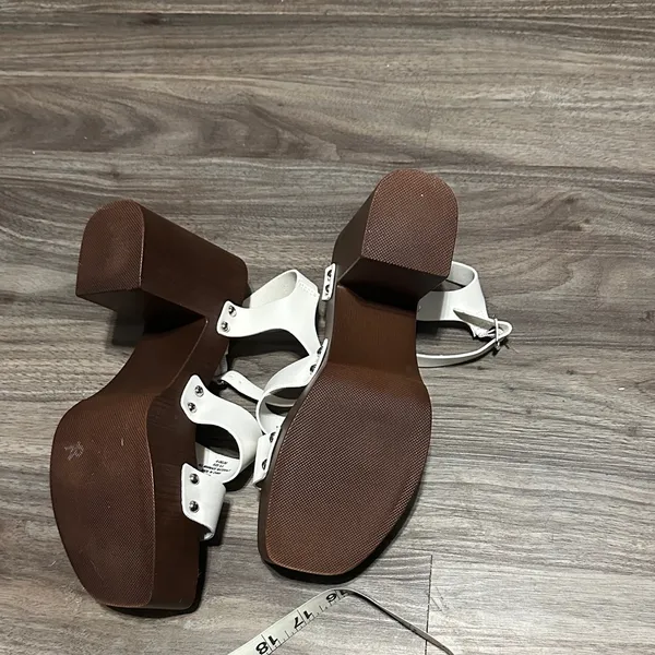 Madden Girl Cream Strappy Sandals - Image 9