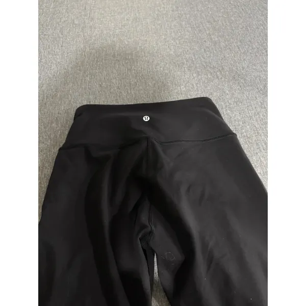 lululemon Wunder Under Black High Rise Ankle Leggings Stretch High Times Sz 8 - Image 10