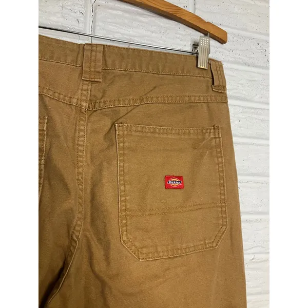 Dickies Carpenter Pants Women 10 Brown Excellent Urban Outfitters Duck Canvas‎ - Image 4