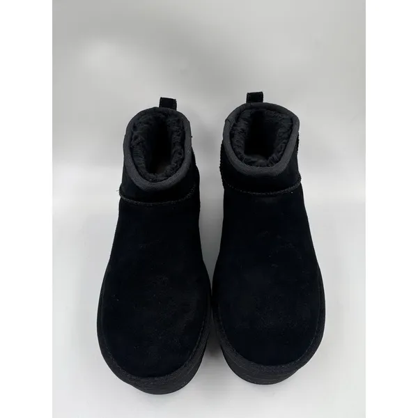 UGG Classic Ultra Mini Platform Women's Ankle Boots - Color Black Size 8 New - Image 3