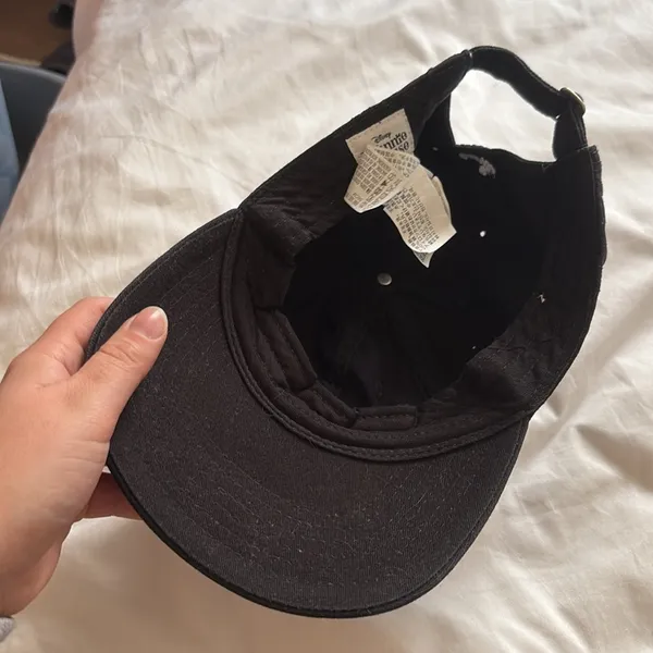 Disney Minnie Mouse Black Adjustable Baseball Cap - Image 5