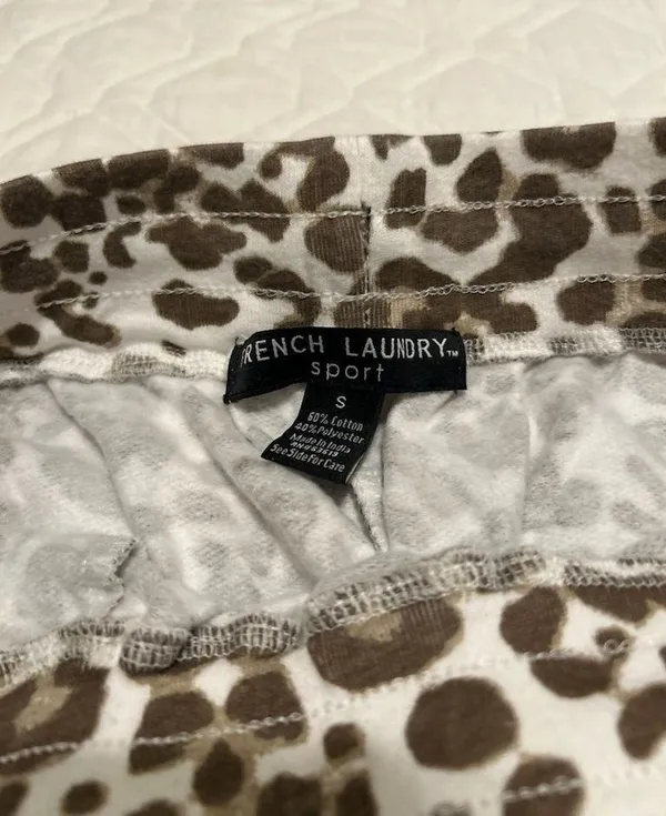French Laundry Cheetah Joggers - Image 2
