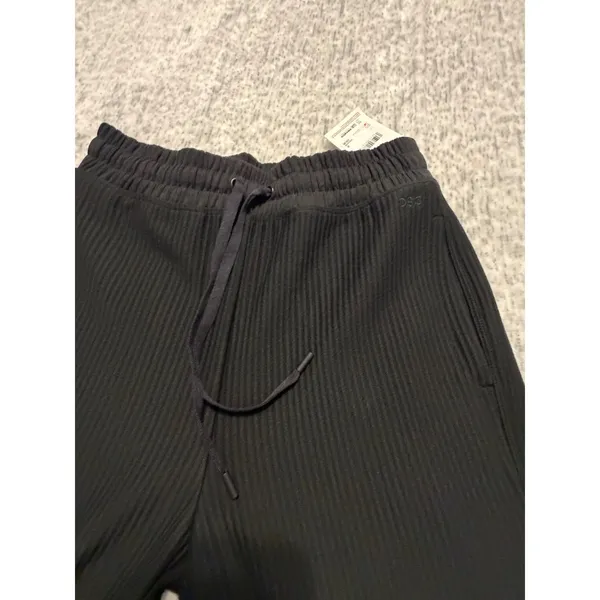 DSG Womens Everyday High Rise Ribbed Sweatpants Black Size XS‎ NWT - Image 4