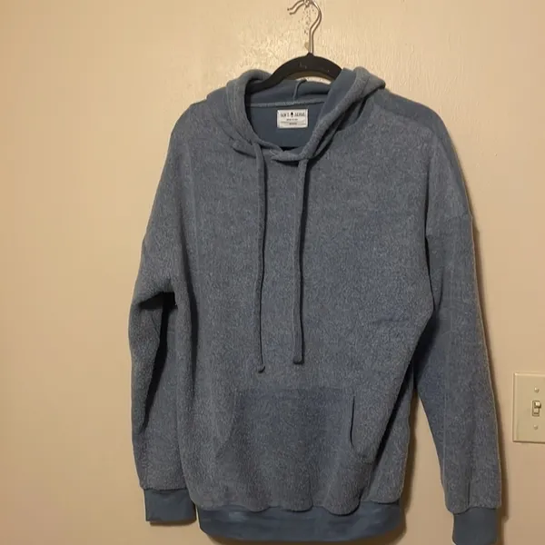 Soft Serve Cloud Cotton Hoodie Size‎ Medium Blue - Image 2