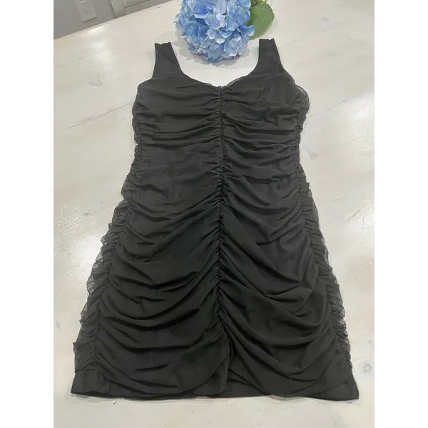 Princess Polly Ruched Bodycon Dress Sleeveless Party Cocktail Black US‎ 8 - Image 3