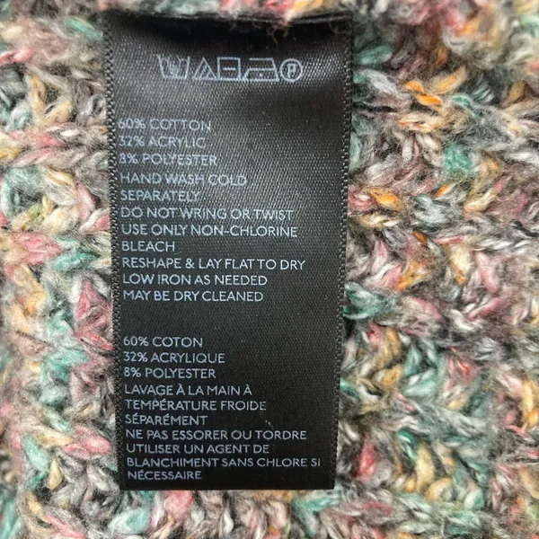 Urban Outfitters Casey Mock Neck Sweater S Multicolor Marled Relaxed Cozy Chic - Image 14