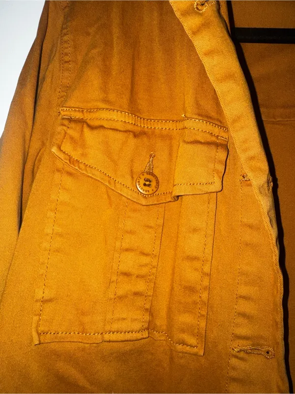 Sanctuary Women's Rust Button-Front Utility Jacket Size Medium - Image 7