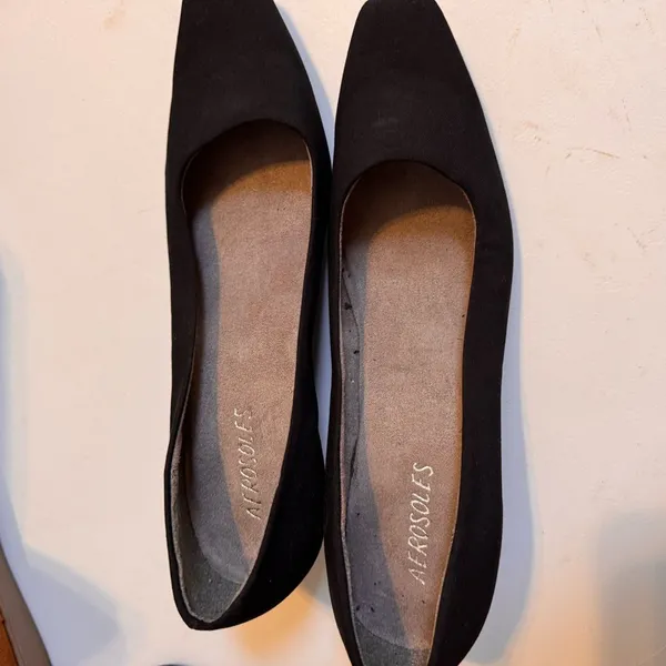 AEROSOLES Dimensions Black Kitten Heel Pumps Women’s 8.5 Comfort Career - Image 3