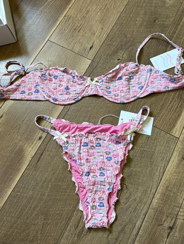 Dippin' Daisy's Bikini Set Pink - Image 3