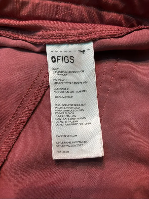 FIGS Mauve Zamora Jogger XL - Image 5