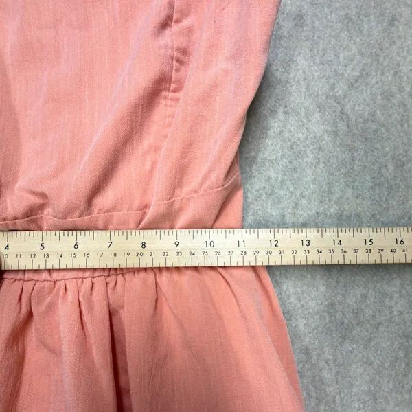 Women XS Fairycore Peach Cottagecore Boho Square Neck Coquette Mini Dress mi ami - Image 10