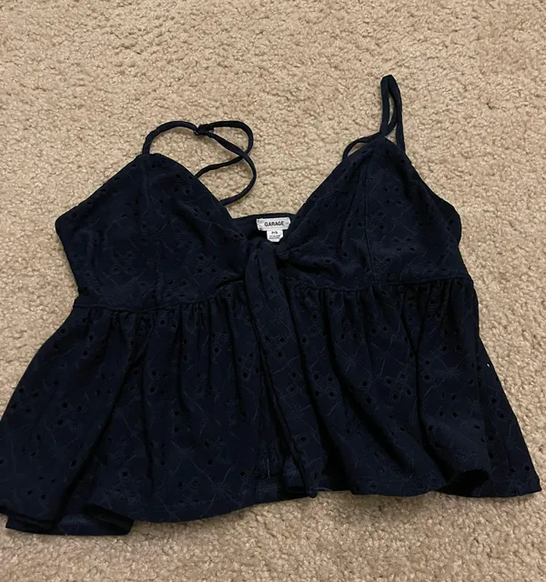 tie front top - Image 3