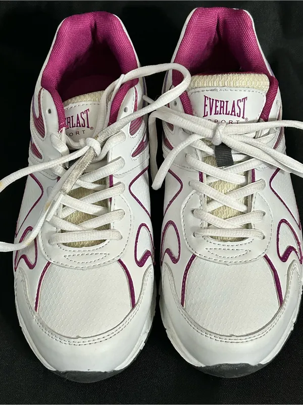Everlast Sport White & Magenta Women’s Athletic Sneakers 7W - Image 2