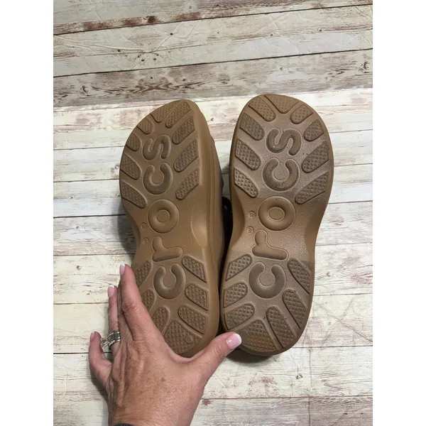 Crocs Soho Two-Strap Platform Sandals Women's Size 10 Sepia Adjustable Strap - Image 8