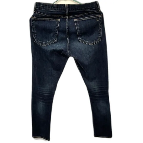 Rag & Bone Dre Skinny Jeans Dark Wash Size 26 Mid-Rise Stretch Denim - Image 10