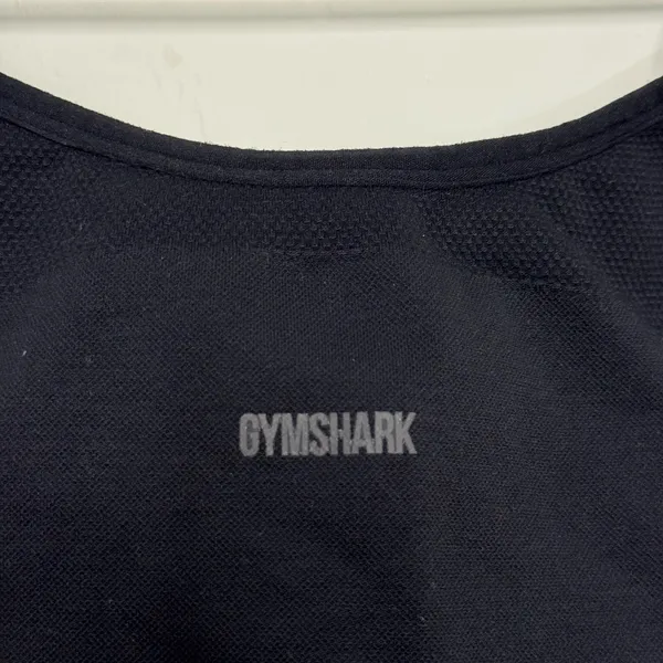 Gymshark Flex Strappy Sports Bra Black Gray Size Small - Image 6