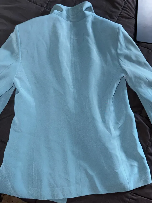Kasper Teal Blazer Skirt Set - Image 5