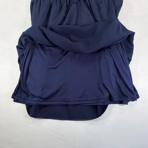 Wild‎ Fable Navy Blue Sequin Floral Babydoll Mini Dress Size Small Feminine Boho - Image 5