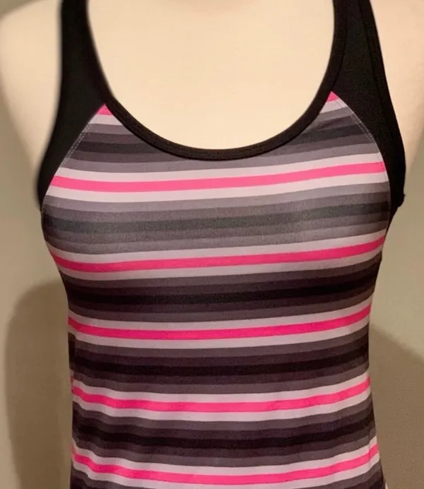 C9 Champion Striped Racerback Athletic Tank Top - Image 6