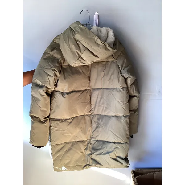 Orolay Thickened Down Jacket Women Small Olive Green Amazon Parka Puffer Coat - Image 4