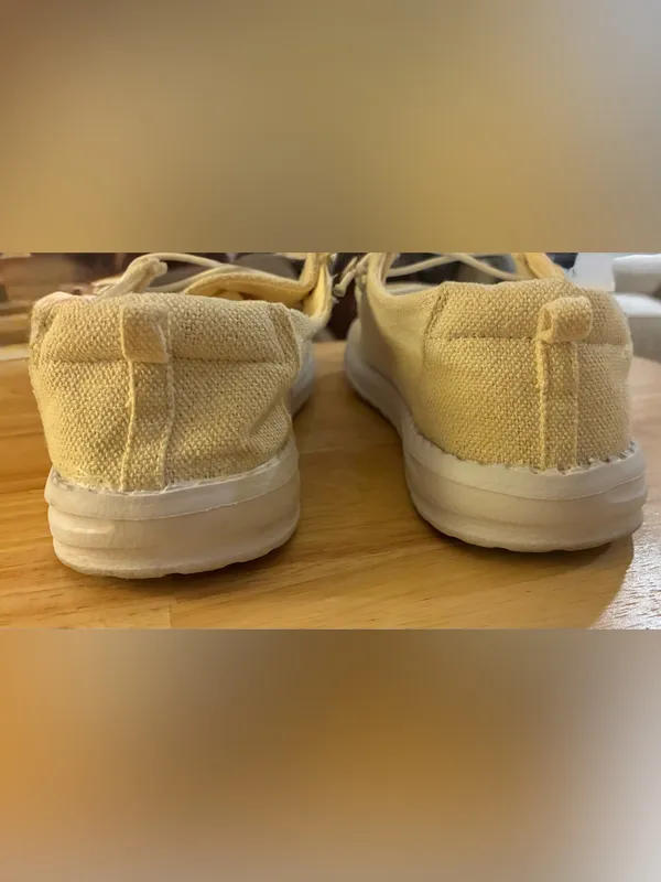 Women’s Maurices Brand Canvas Slip-On Loafers in Beige Size 7M - Image 3