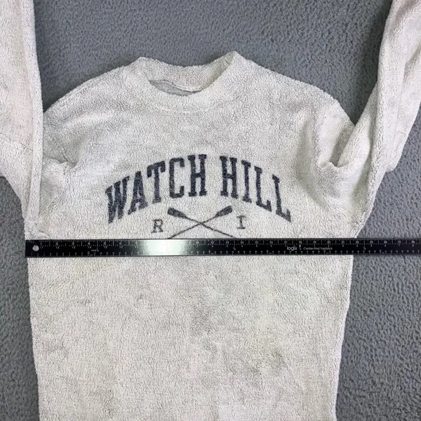Austins Inc‎ Watch Hill RI Terry Cloth Sweatshirt Women Small Oversized Graphic - Image 5