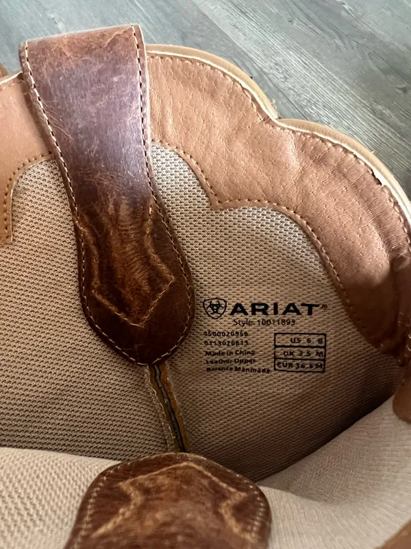 Ariat Round Up Square Toe Western Boots - Image 6