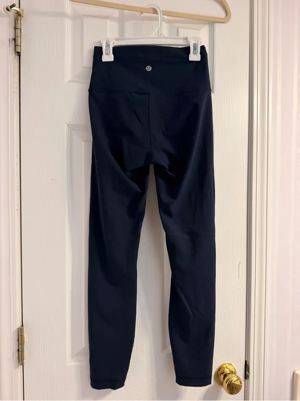 Lululemon Wunder Under High-Rise Tight *Full-On Luxtreme True Navy Size: 4 - Image 4